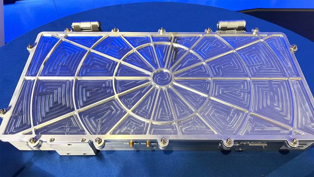 Nokia base station unit, re-engineered for the lunar mission