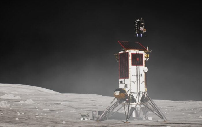 Hooper lander on the moon